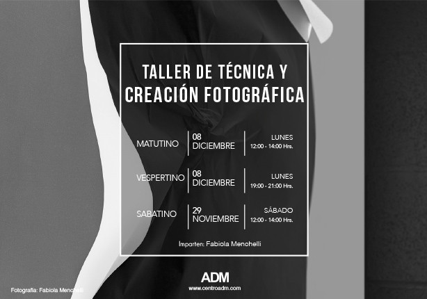 Taller De Tecnica Y Creacion Fotografica Centro Adm